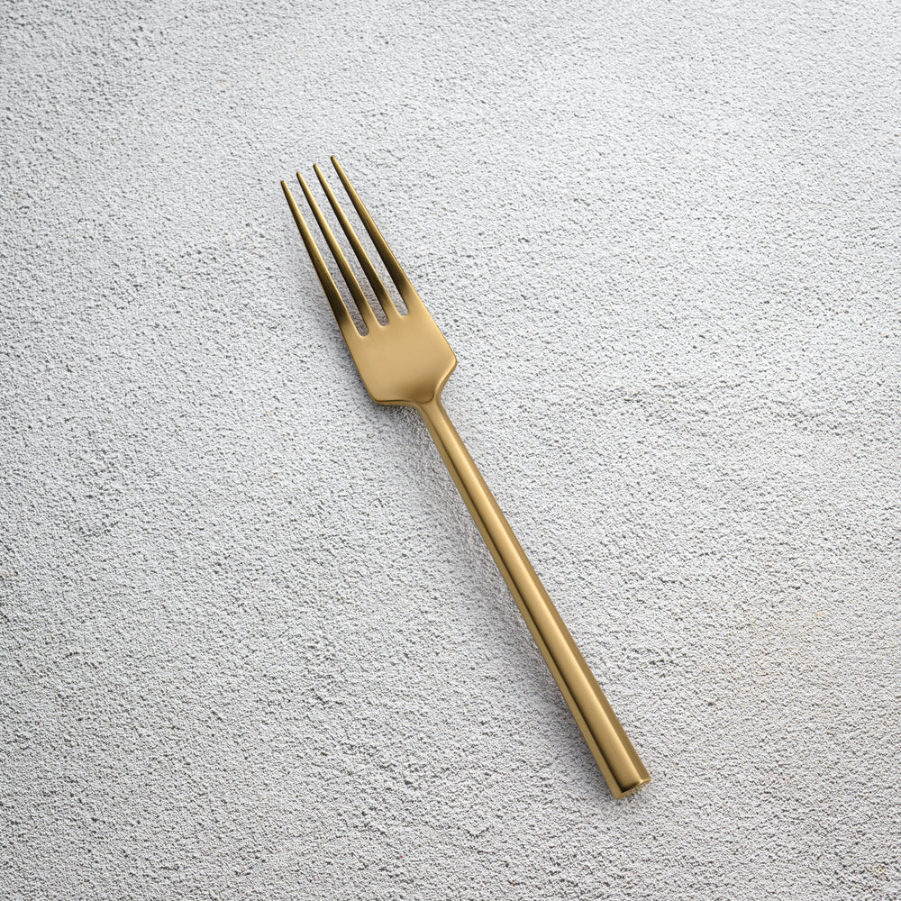 Vikko - Sutherland, Brushed Gold, 18/10 SS, Salad Fork