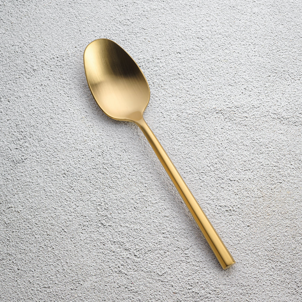 Vikko - Sutherland, Brushed Gold, 18/10 SS, Soup Spoon
