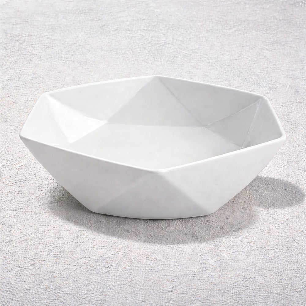 Mitbak - Diamond, Pasta Bowl, White, 30 oz, 6 Pk