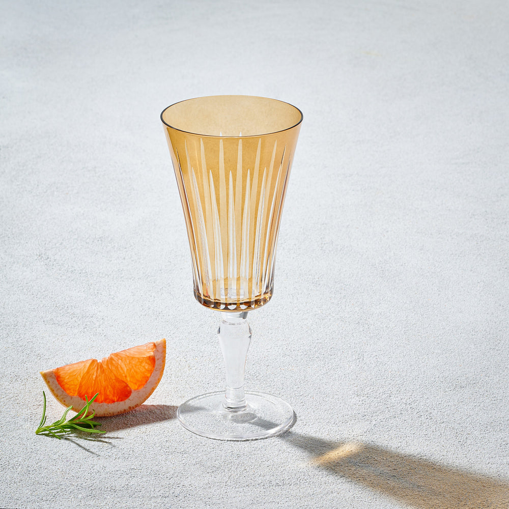 Vikko - Timeless, Water Goblet, Amber, 13 oz