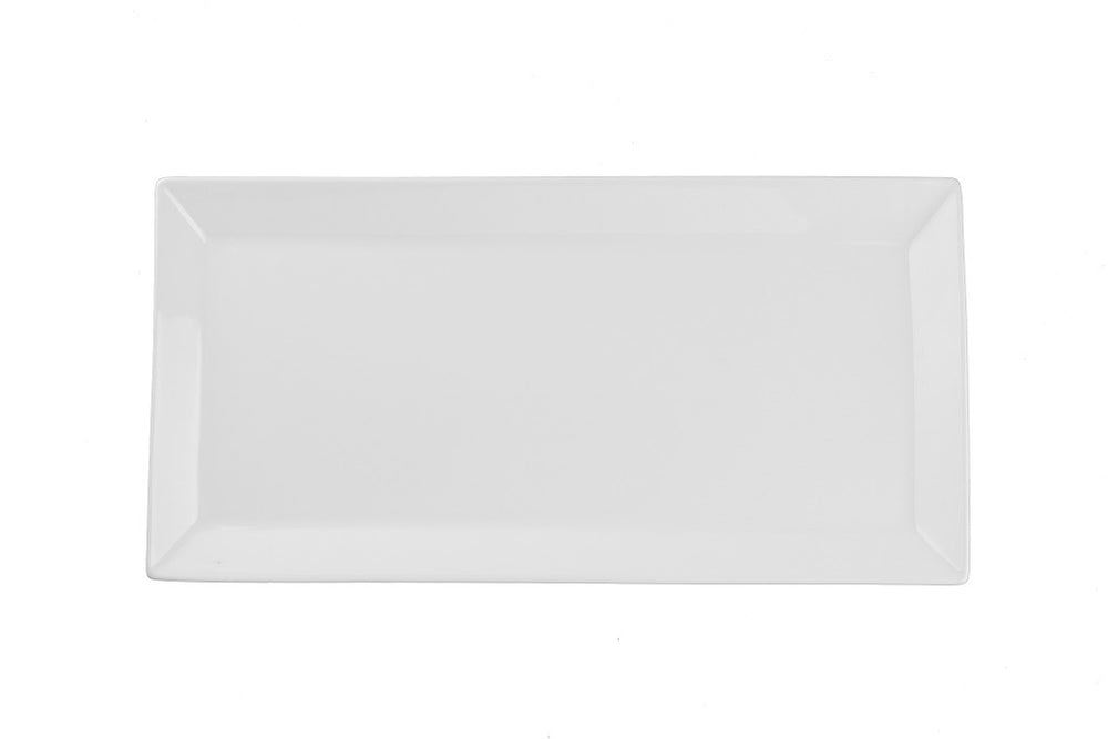 Vitrex - Rectangle Plate, White, 12" x 5"