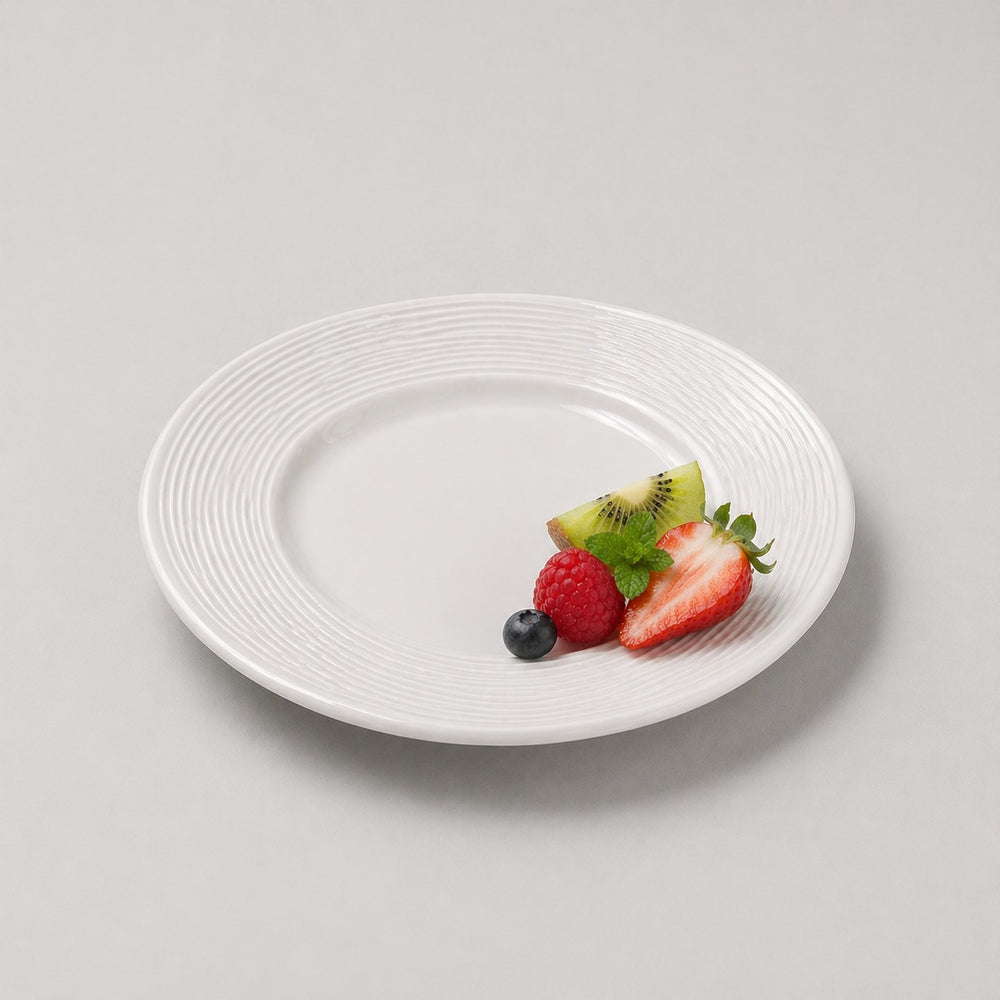 Vikko - Embossed, Fine Porcelain, Salad Plate, 7.5"