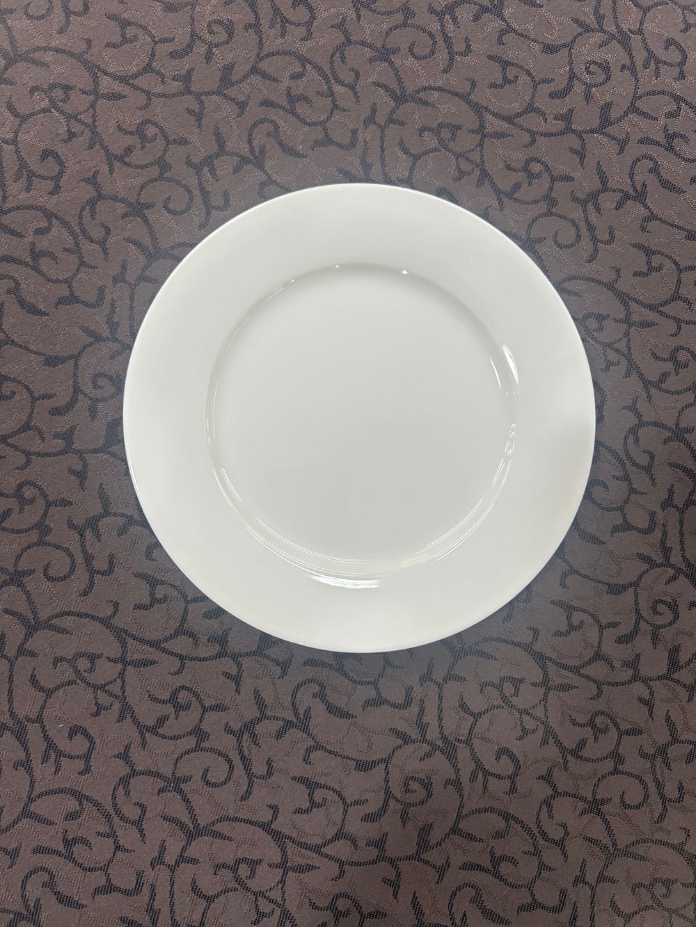 Vikko - Lightning, Rimmed Plate, White, 6.25"