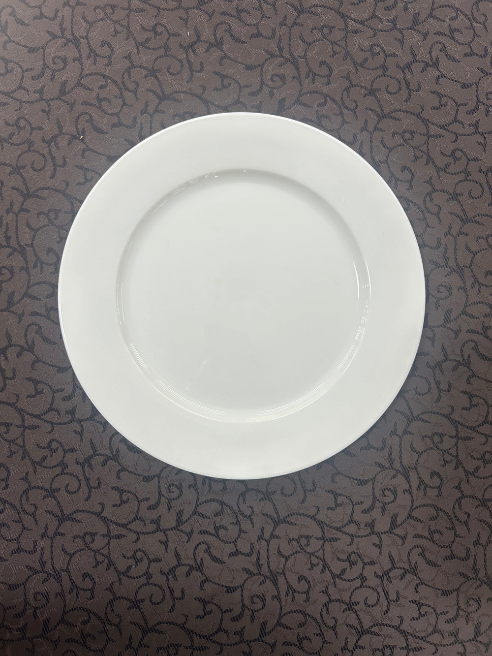 Vikko - Lightning, Rimmed Plate, White, 9"