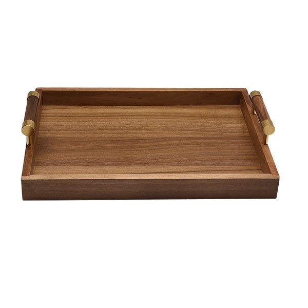 Vikko - Acacia, Wooden Tray, 15.5" x 10.5" x 3"