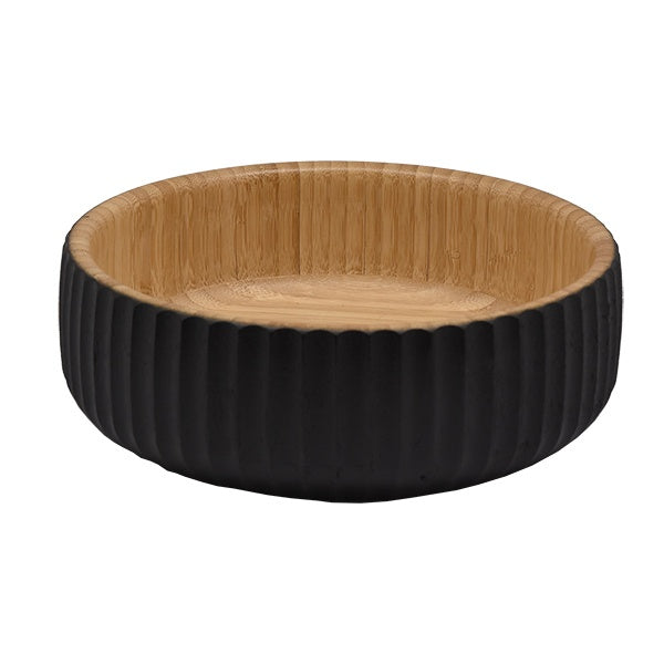 Vikko - Bamboo, Black Bowl, 7.5" x 2.5"
