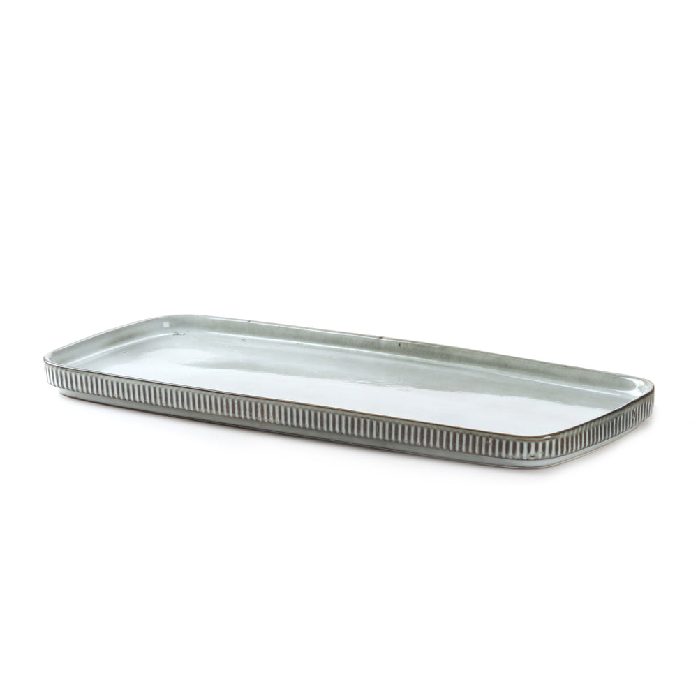 Vikko - Vale, Oval Serving Platter, Blue, 14.5" x 6"