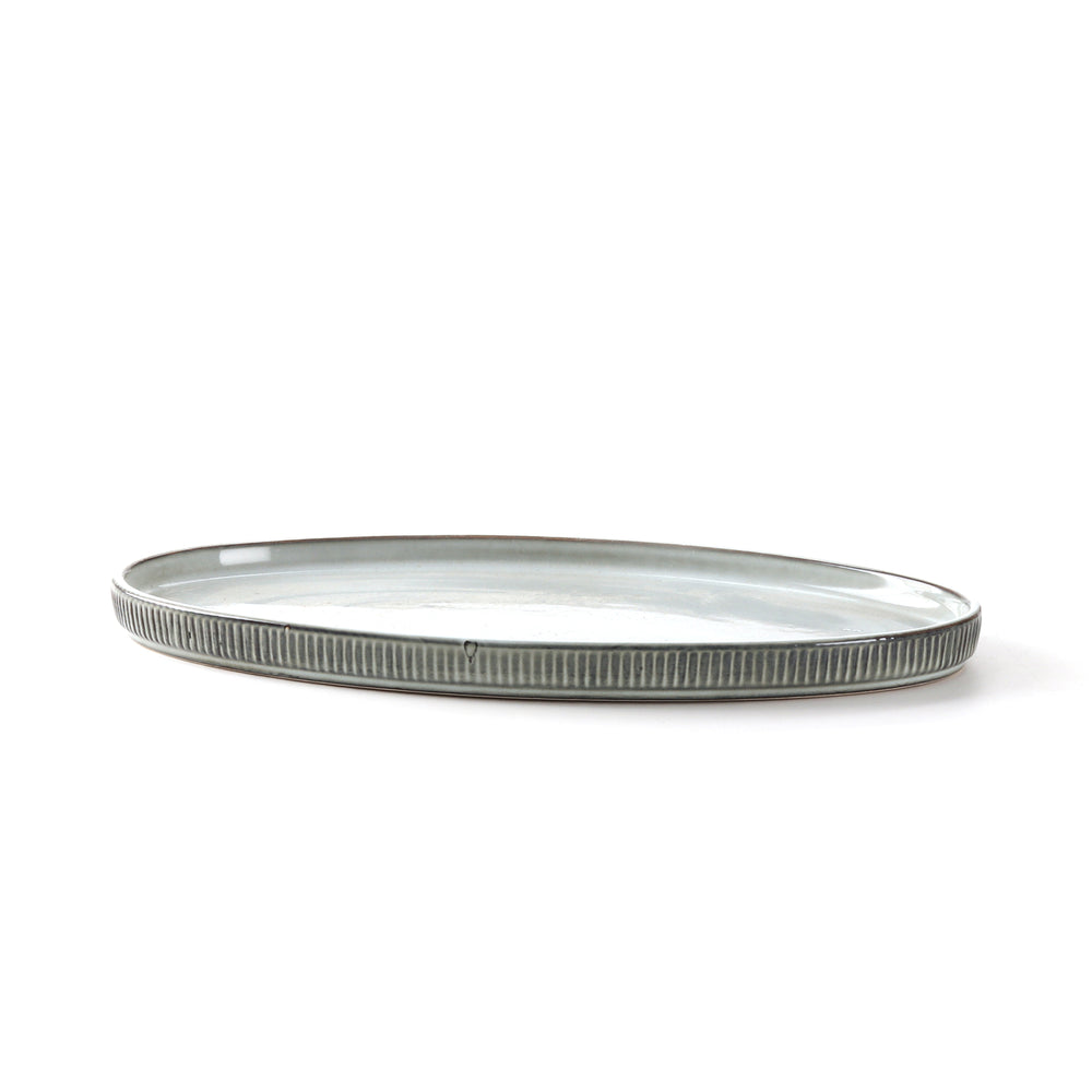 Vikko - Orchard, Oval Platter, Blue, 13" x 7.5"