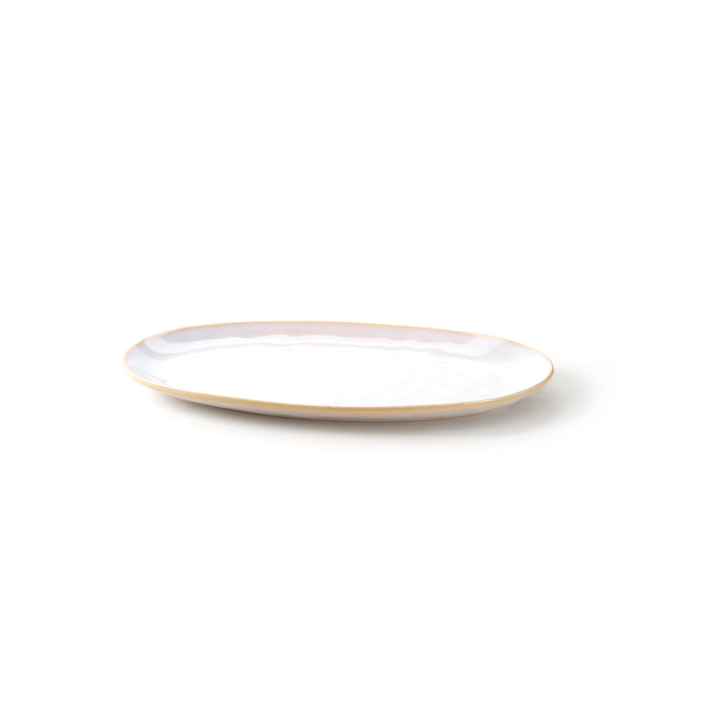 Vikko - Glen, Oval Platter, Beige, 13" x 8"