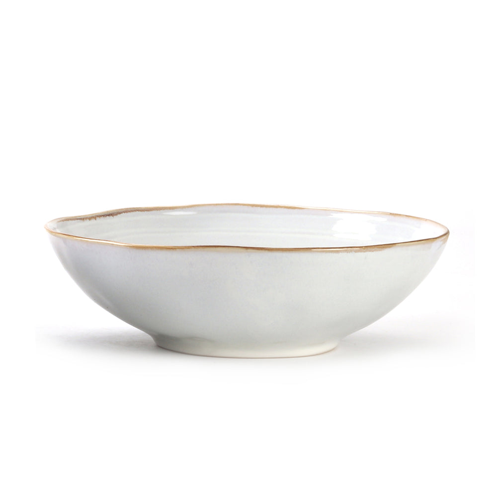 Vikko - Quill, Serving Bowl, White, 12" x 3.5"