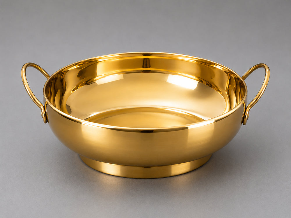 Vikko - Eye, Casserole Bowl, Gold, 11"