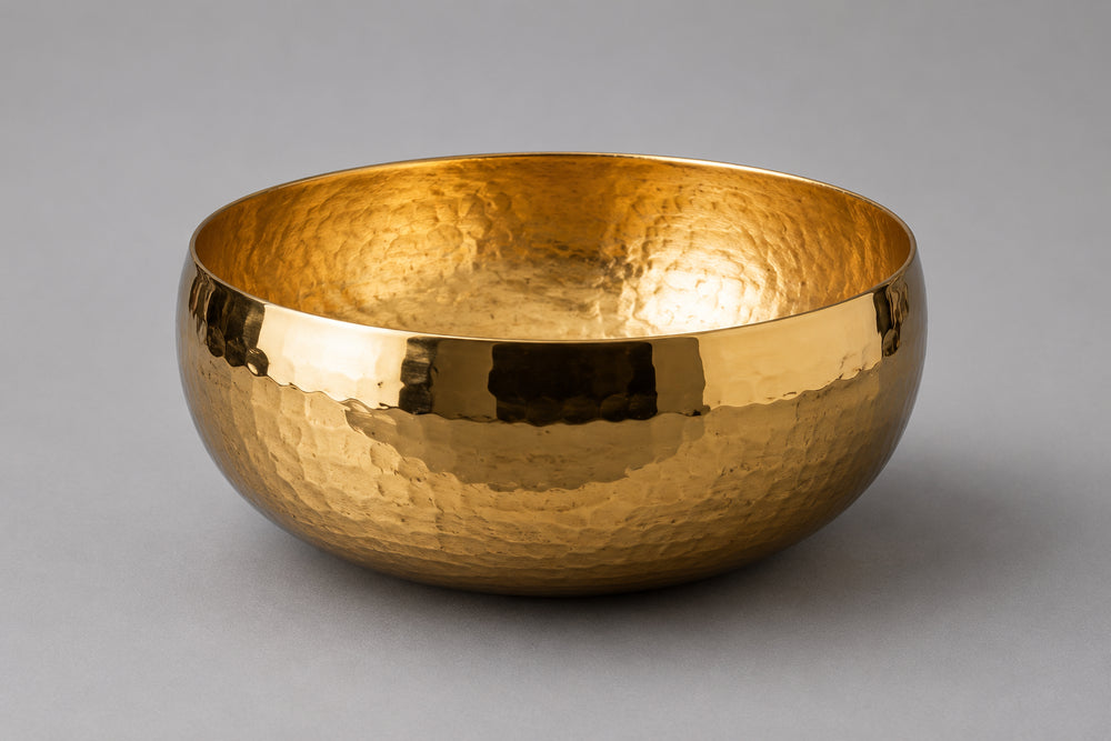 Vikko - Flash, Salad Bowl, Gold, 14.25"