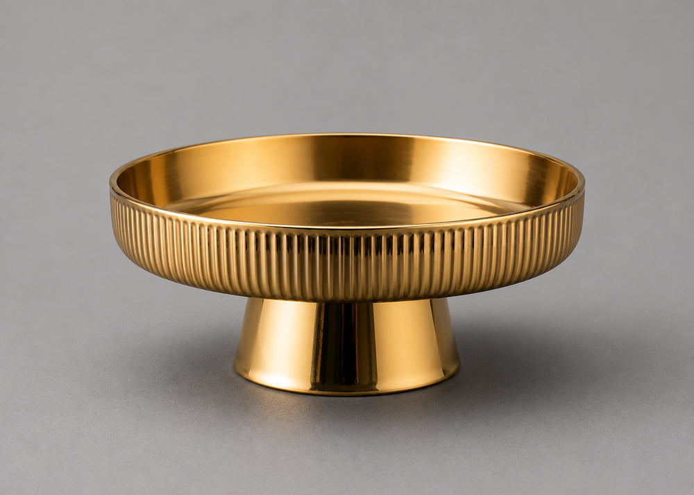 Vikko - Dusk, Cake Stand, Gold, 12.5"