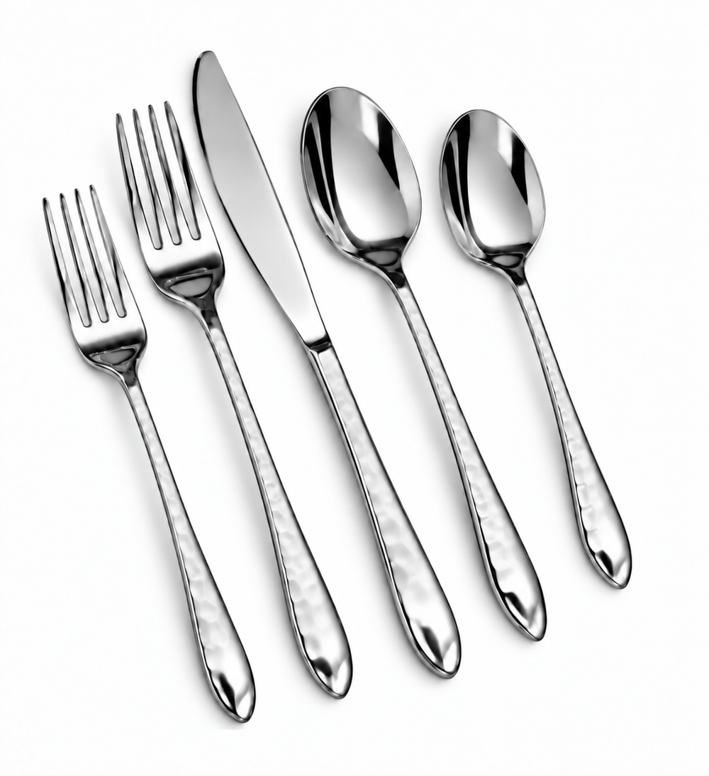 Prestige - Angel, Shiny Silver, SS, 20 Pc Flatware Set - Gift Box