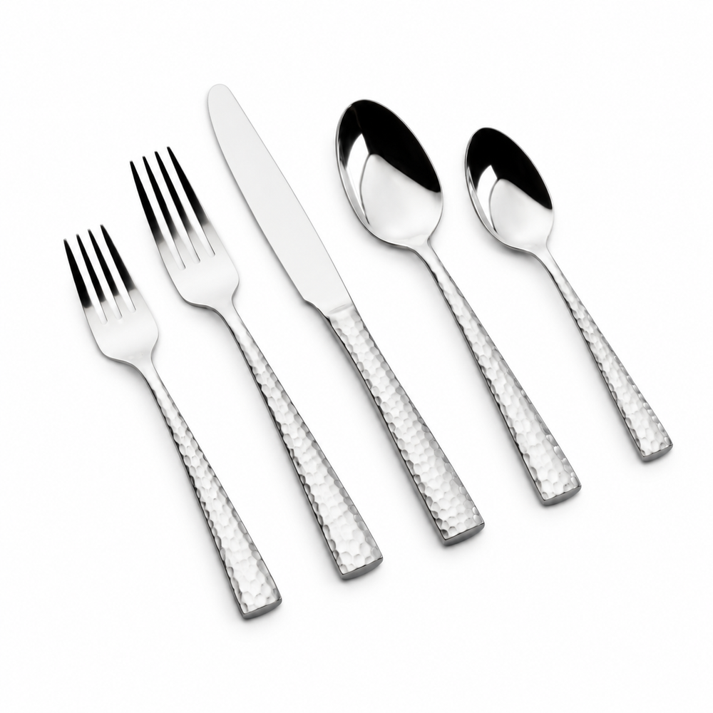 Prestige - Logan, Shiny Silver, 20 Pc Flatware Set - Gift Box