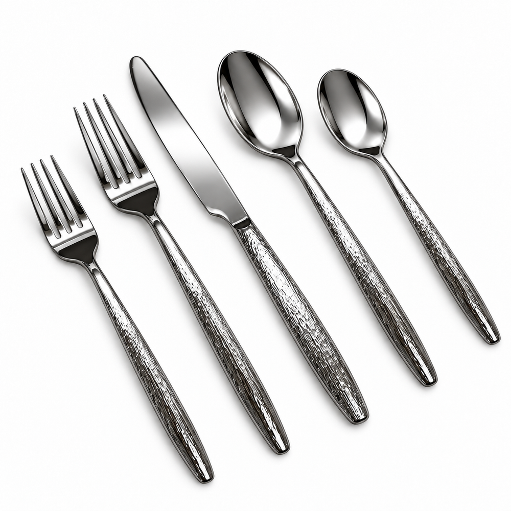 Prestige - Frontly Baxley, Shiny Silver, SS, 20 Pc Flatware Set - Gift Box