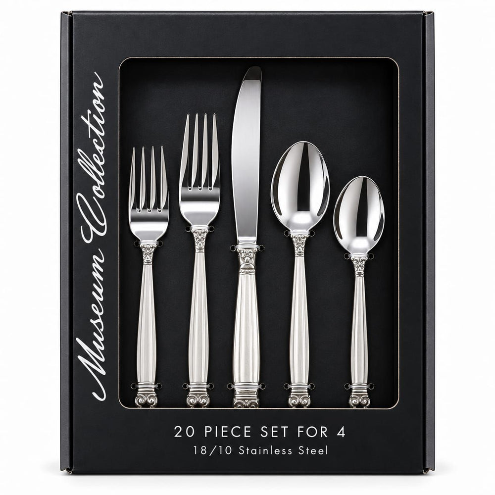 Prestige - Stockholm, Frost, SS, Flatware Set - Gift Box