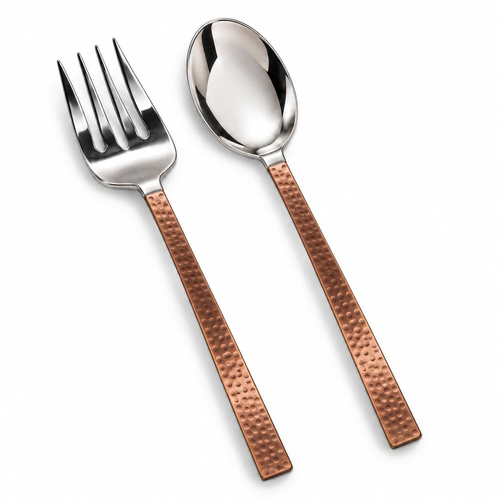Prestige - Metropolitan by Holister, Bent Copper, SS, 2 Pc Serving Set