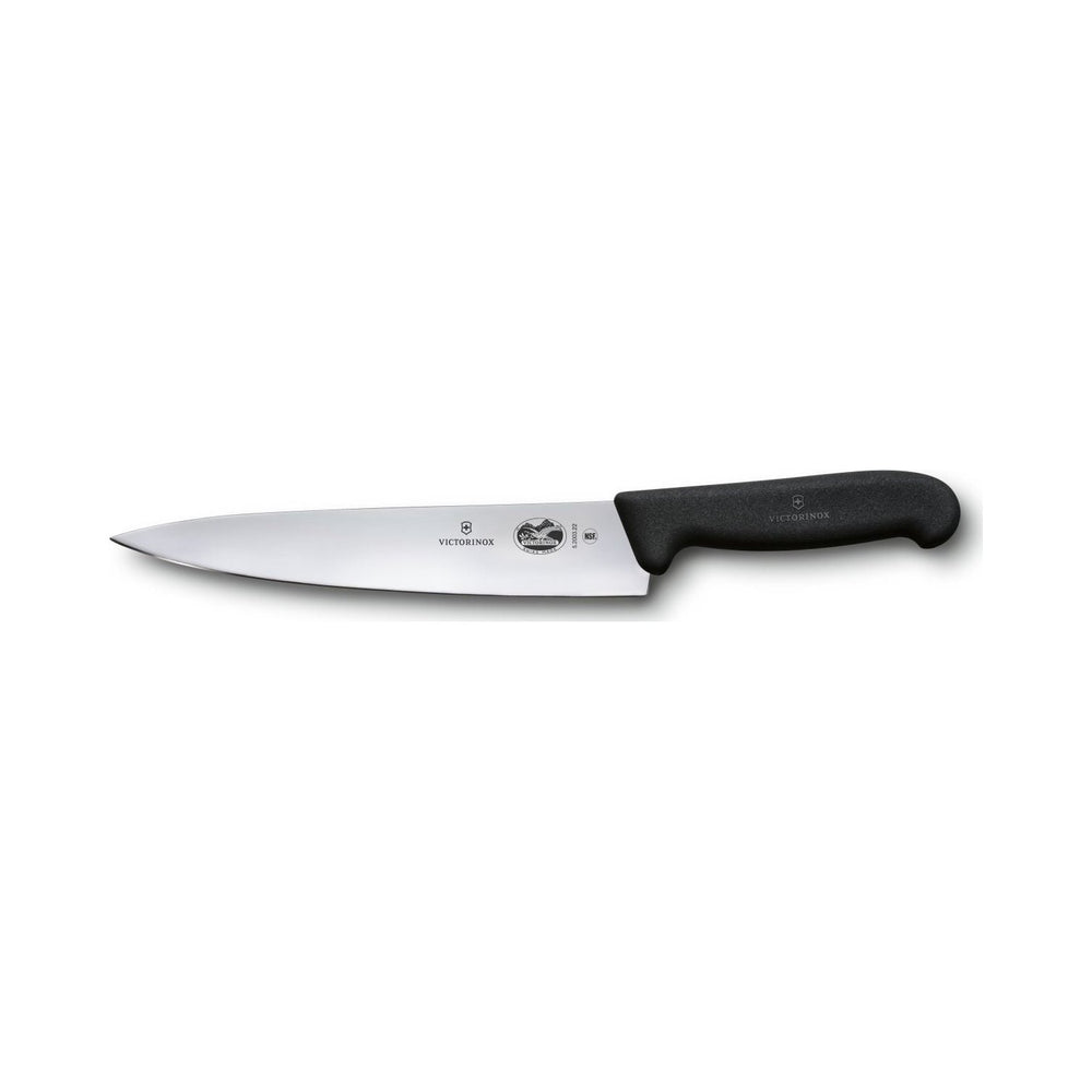 Victorinox - Fibrox, Chef Knife, Straight Blade, Black, 10"