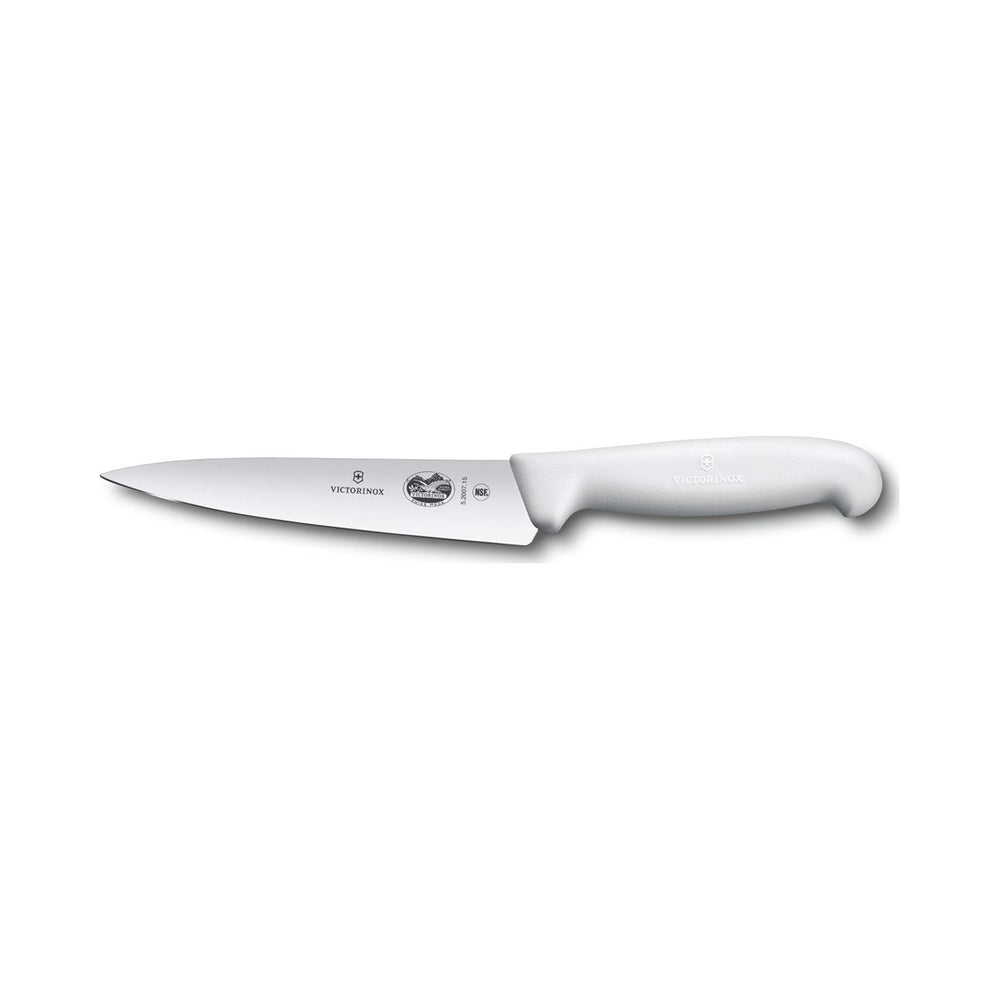 Victorinox - Fibrox, Chef Knife, Straight Blade, White, 6"