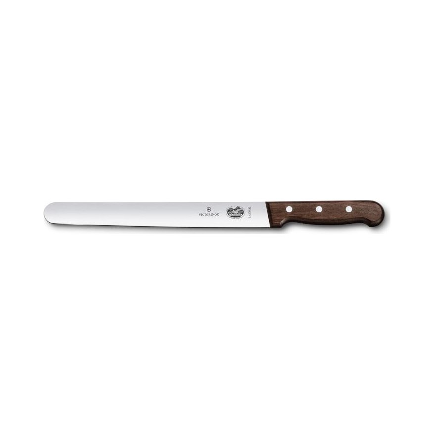 Victorinox - Swiss Army, Rosewood, Slicing Knife, Straight Blade, Brown, 12"