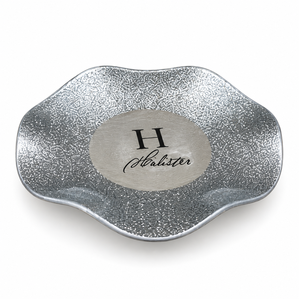 Prestige - Metalic, Glass, Dessert Plate, 8"