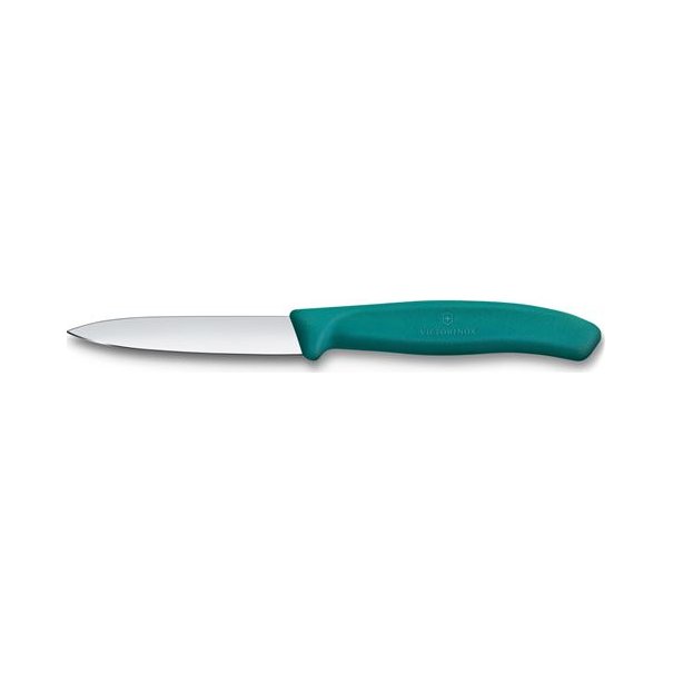 Victorinox - Swiss Classic, Paring Knife, Straight Blade, Spear Tip, Green, 3.25"
