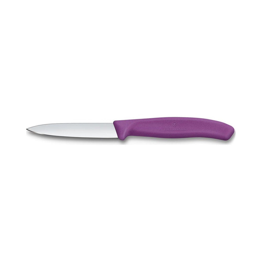 Victorinox - Swiss Classic, Paring Knife, Straight Blade, Spear Tip, Purple, 3.25"