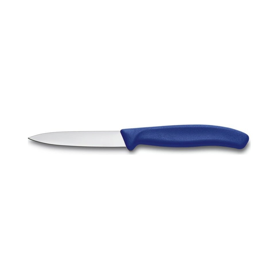 Victorinox - Swiss Classic, Paring Knife, Straight Blade, Spear Tip, Blue, 4"
