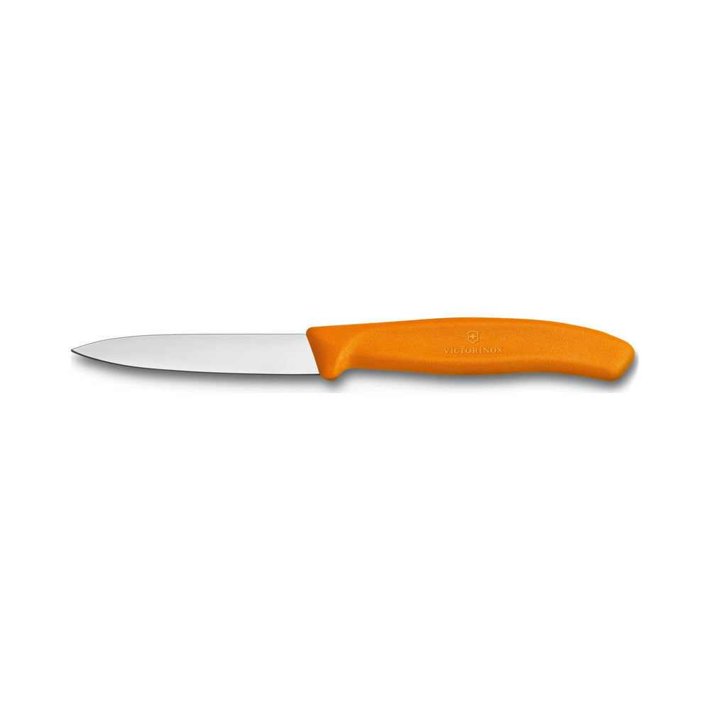 Victorinox - Swiss Classic, Paring Knife, Straight Blade, Spear Tip, Orange, 4"