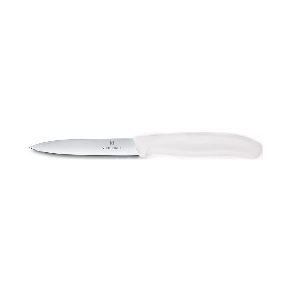 Victorinox - Swiss Classic, Paring Knife, Straight Blade, Spear Tip, White, 4"