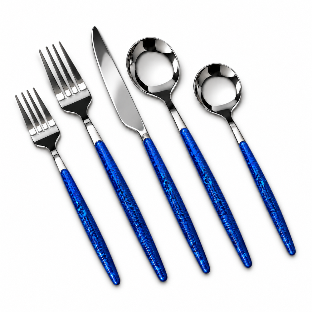 Prestige - Osaka, Metallic Blue, SS, Flatware