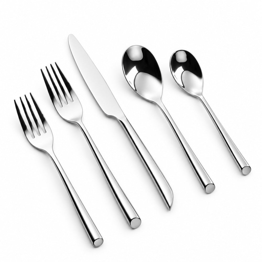 Prestige - Towle Living, Wave, Forged, SS, 20 Pc Flatware Set