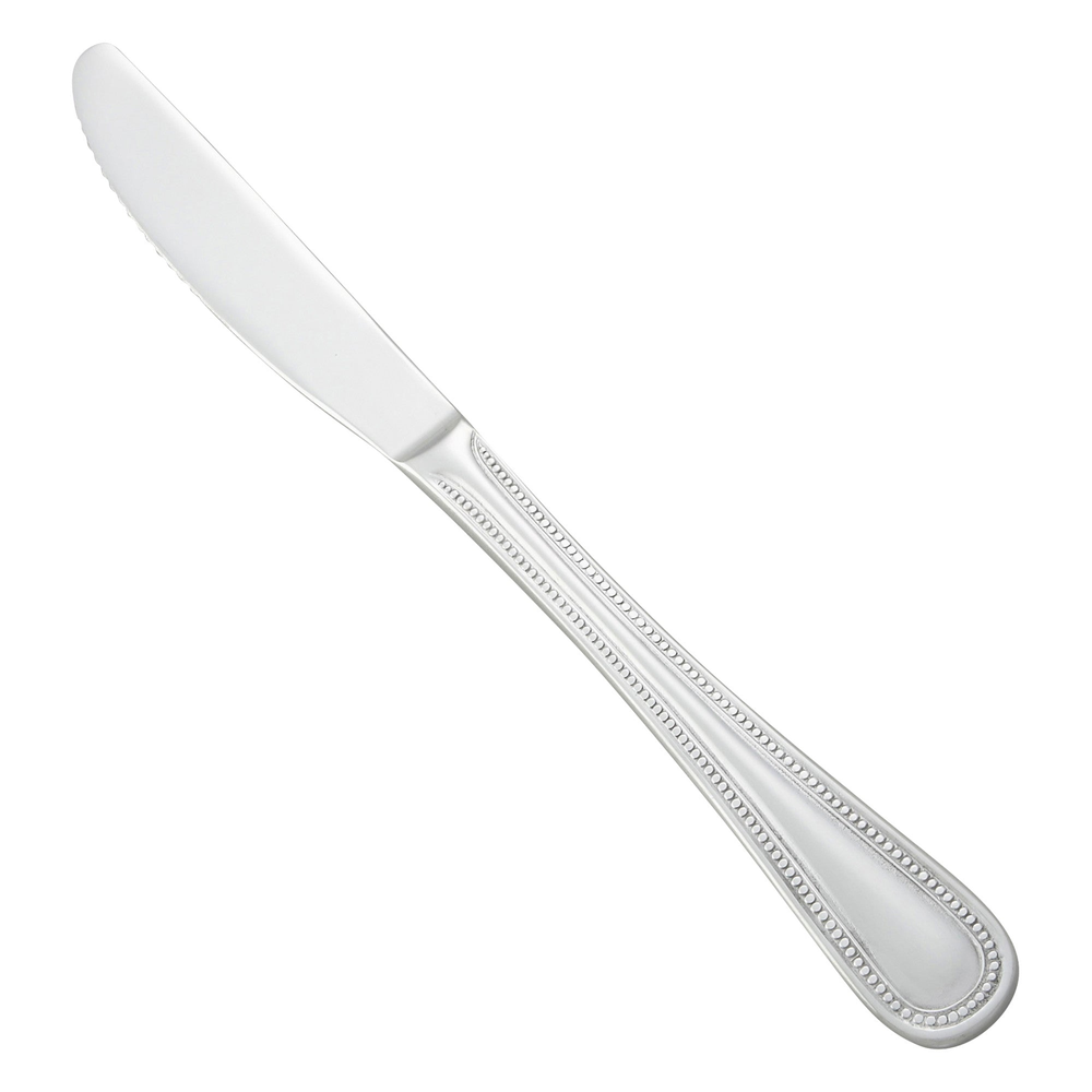 Prestige - Winco, Dots, Shiny Silver, Heavyweight, SS, Dinner Knife