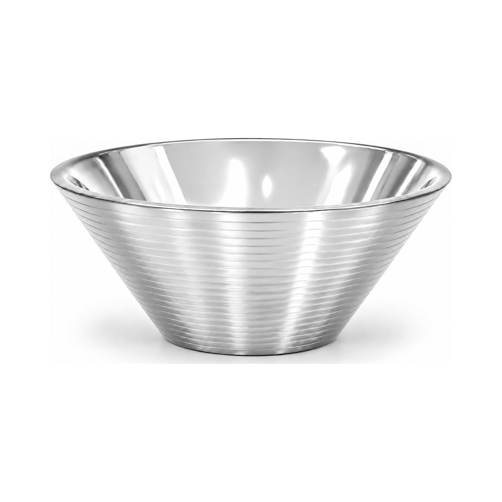 Prestige - Crown, Double Wall Shallow Bowl, Silver, SS, 11", 96 oz