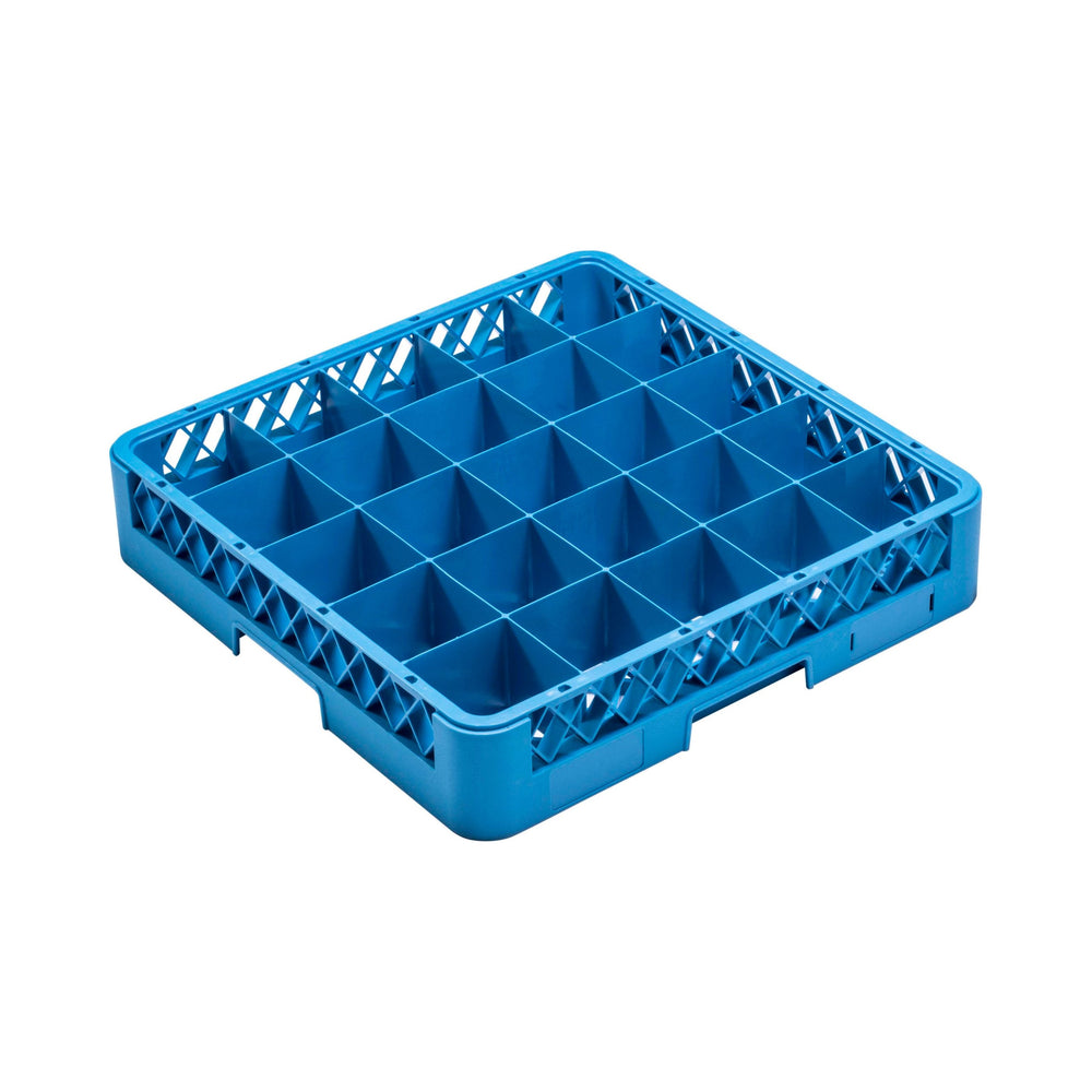 Castro - Glass Rack Base, 25 Compartment, Blue, Compartment Size 3.5 Rack Dimensions 19.5" x 4"