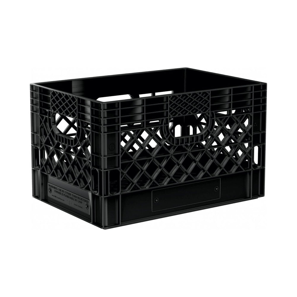 Castro - Rectangle Crate, Black, 19" x 13"