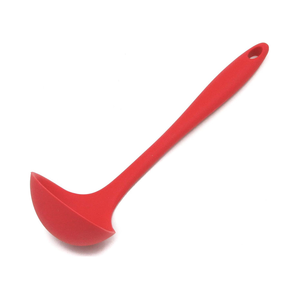 Luciano - Gourmet, Silicone Ladle, Red, 11"
