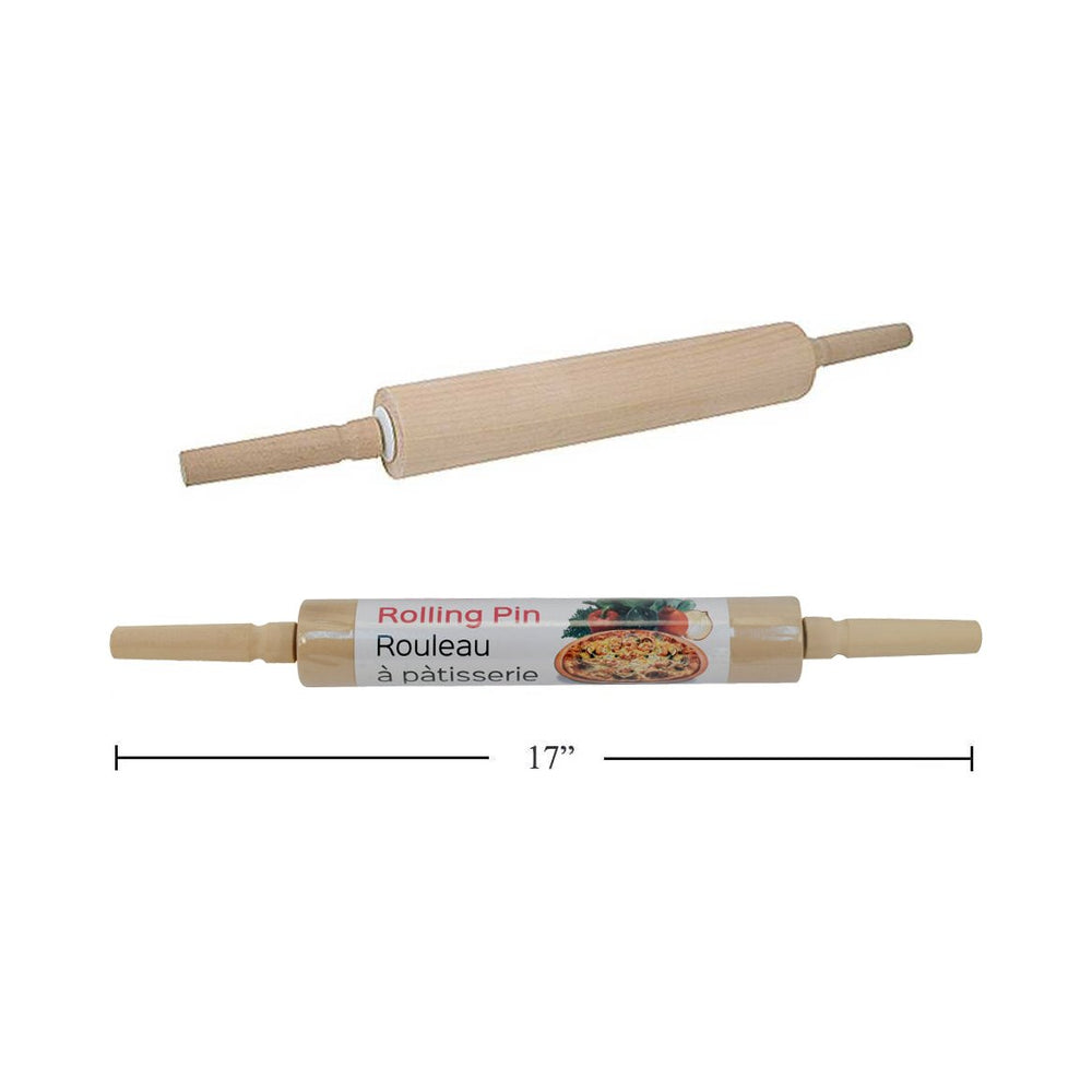 Luciano - Rolling Pin, 2 Handles, Wooden