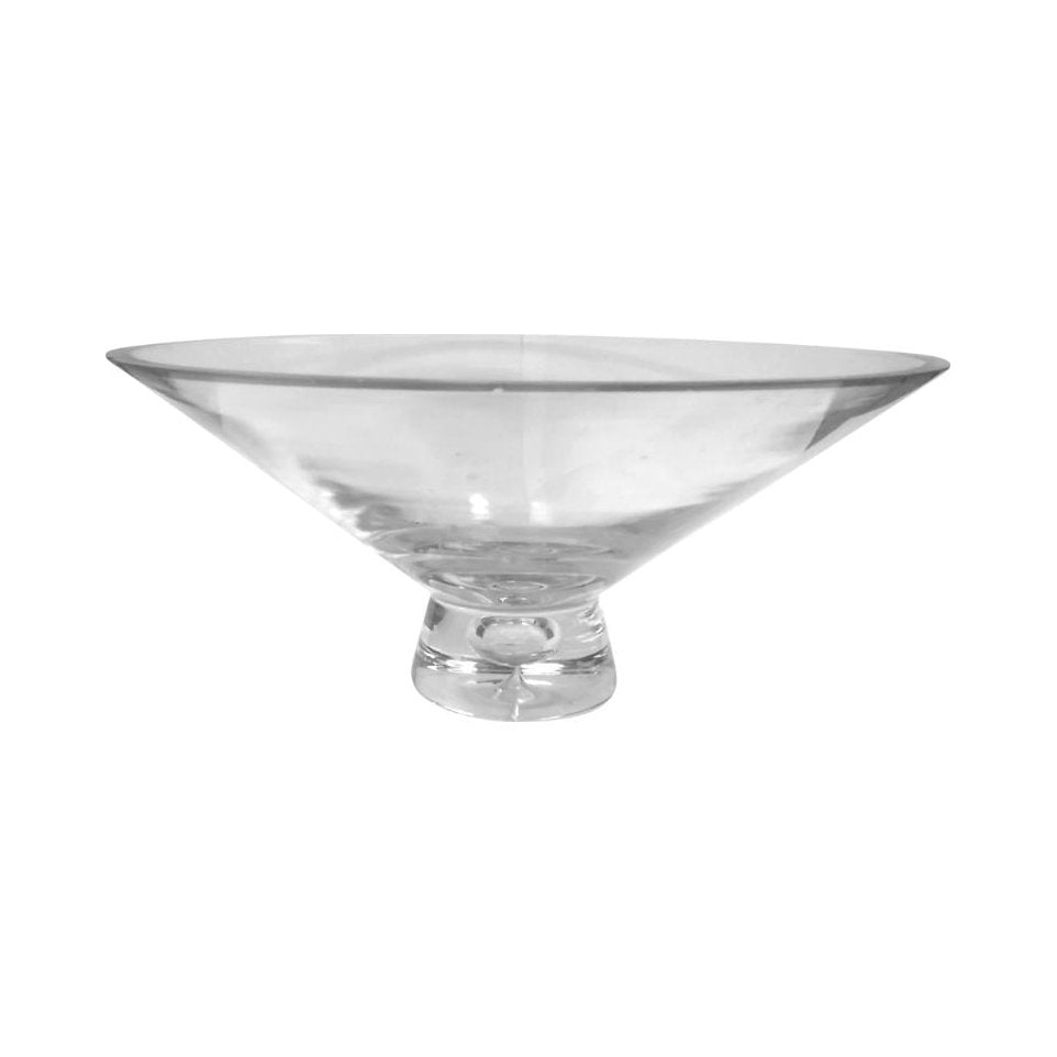 Pedestal Bowl, 5" x 10", Black