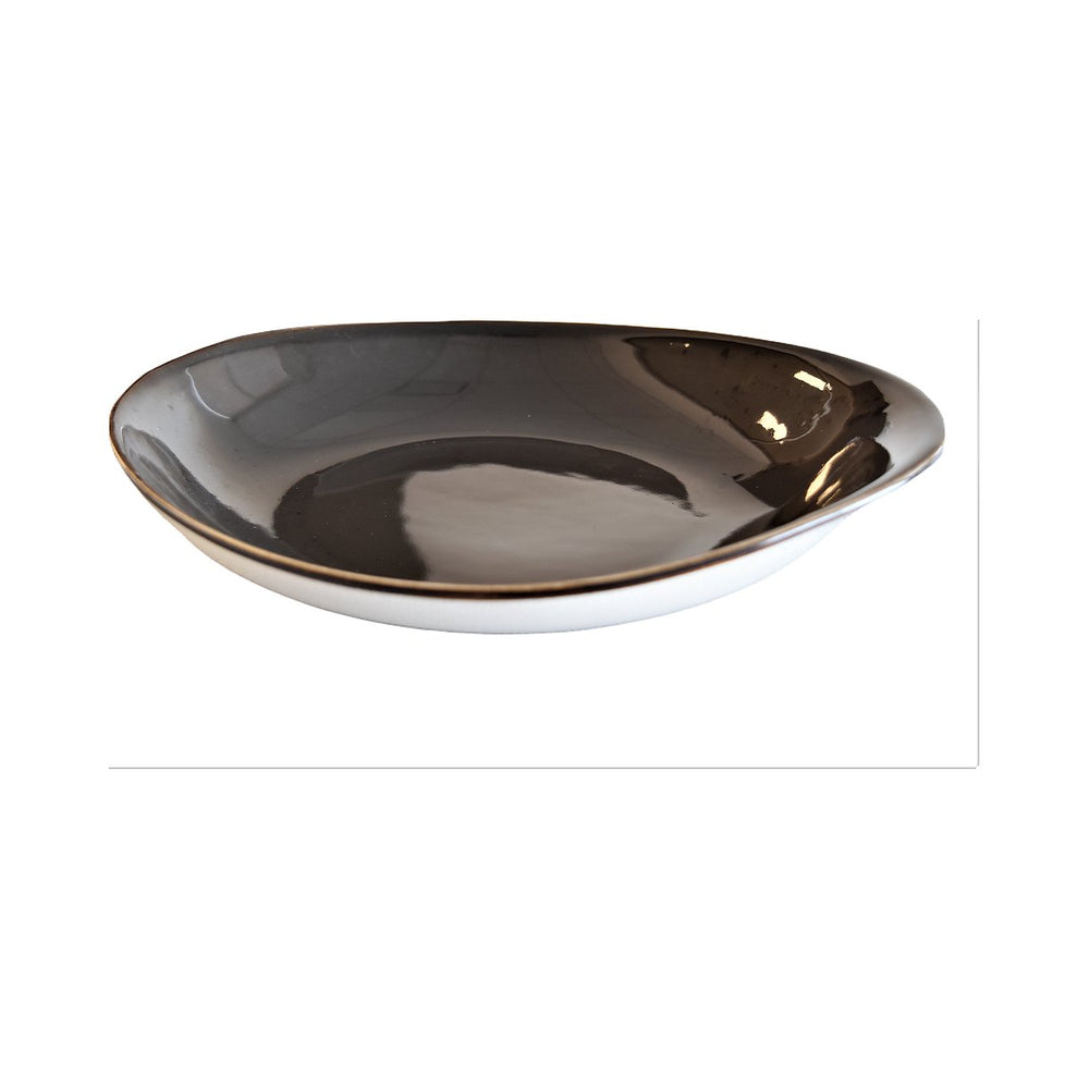 Terra - Special Oval Plate, Brown, 11.5" x 9.5"