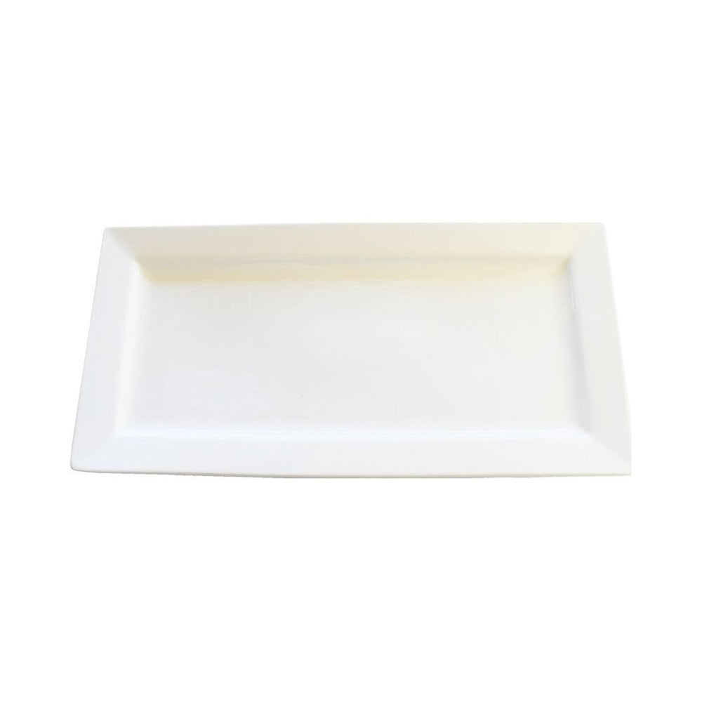 Vitrex - Rectangle Plate, White, 14" x 7"