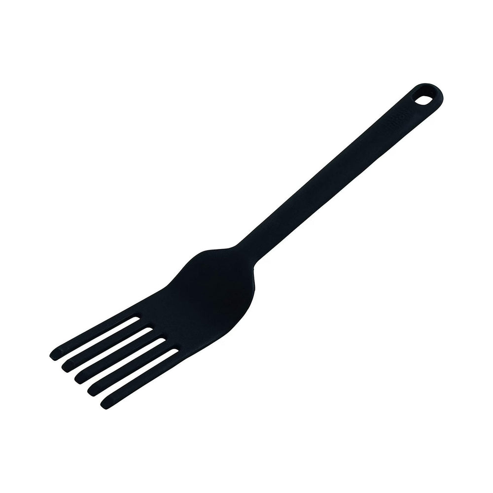Kuhn Rikon - Silicone Whisking Fork with Angled Tips, Black 12"