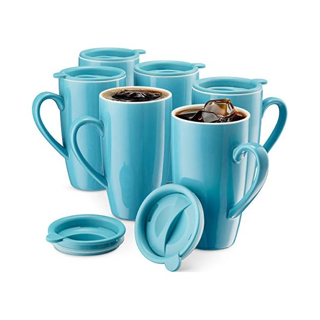Mitbak - Classic Mug, Blue, 16 oz, 6 Pk