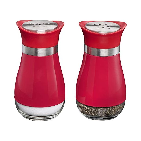 Mitbak - Elegant, Salt and Pepper Shakers, Red, 2 Pk