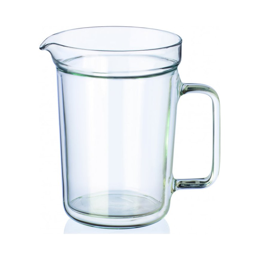 Simax - Dual, Double Walled Glass Jug, 1 qt
