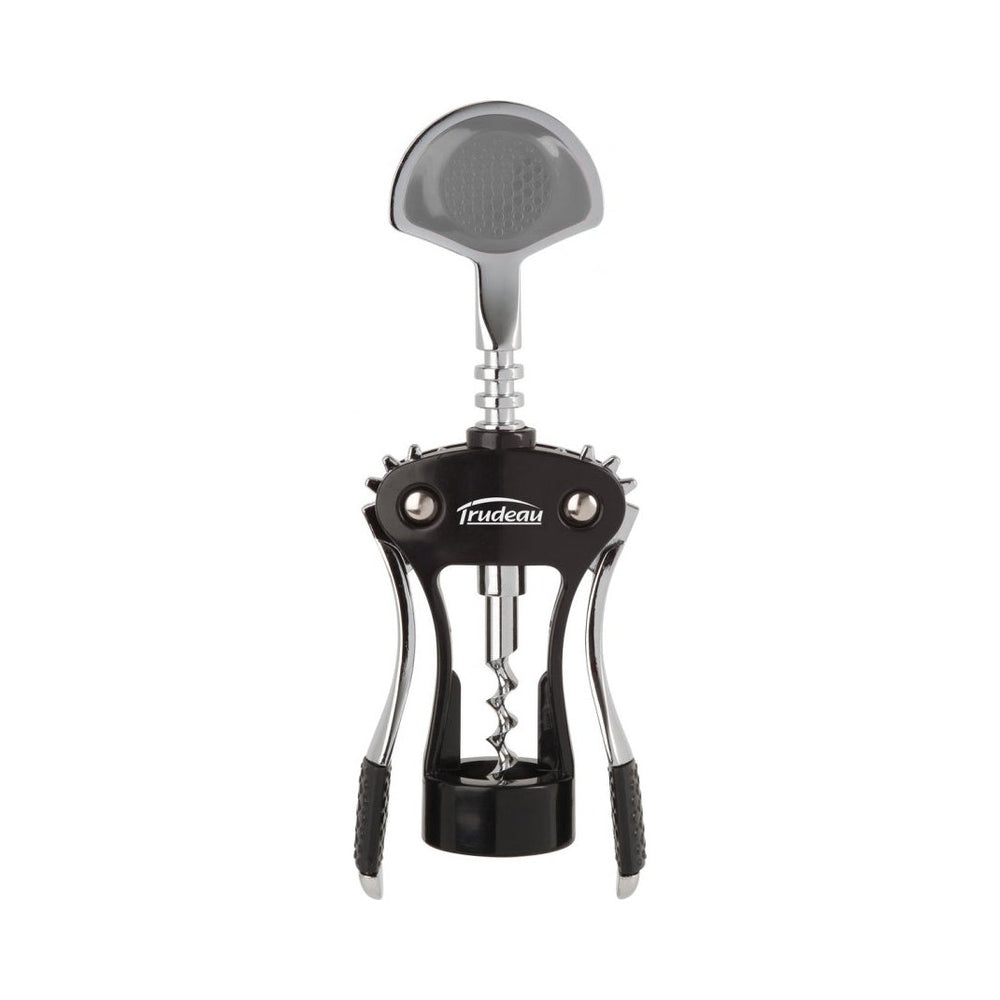 Trudeau - Deluxe, Wing Corkscrew, SS, Black, 7.5"
