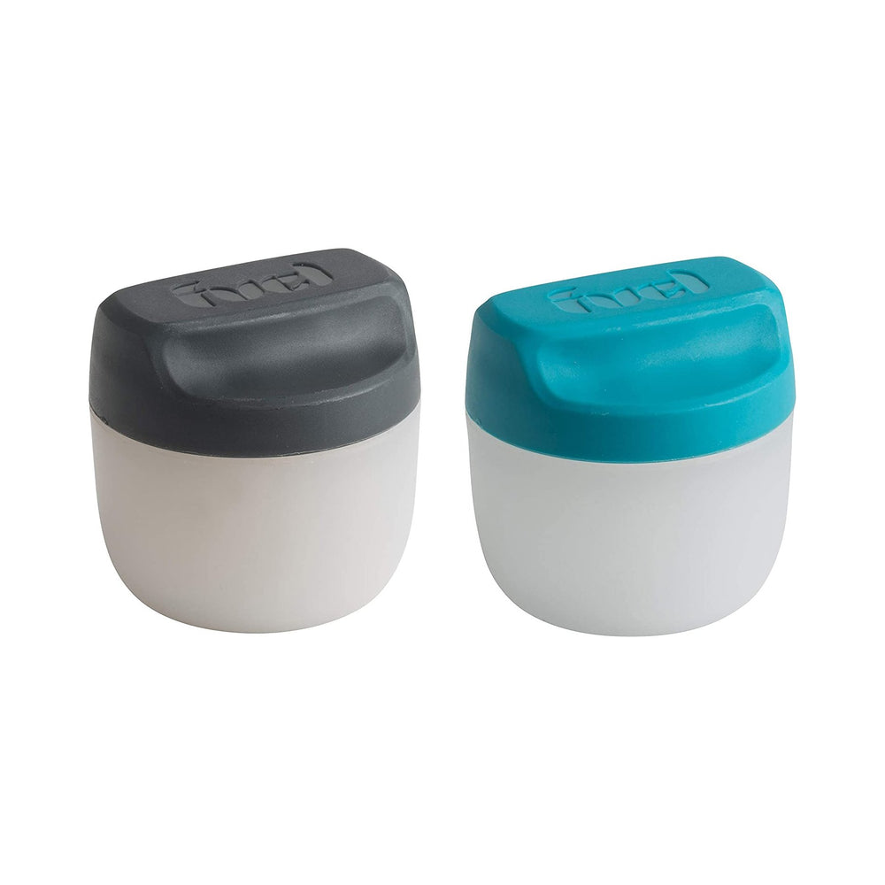 Trudeau - Condiment Set, Blue and Gray, 1.5 oz, 2 Pk
