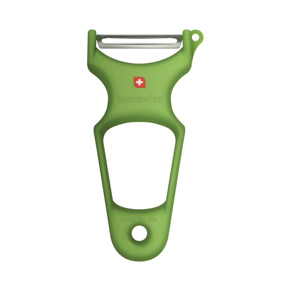 Toolswiss - Classinox, Vegetable Peeler, SS Blade, Green