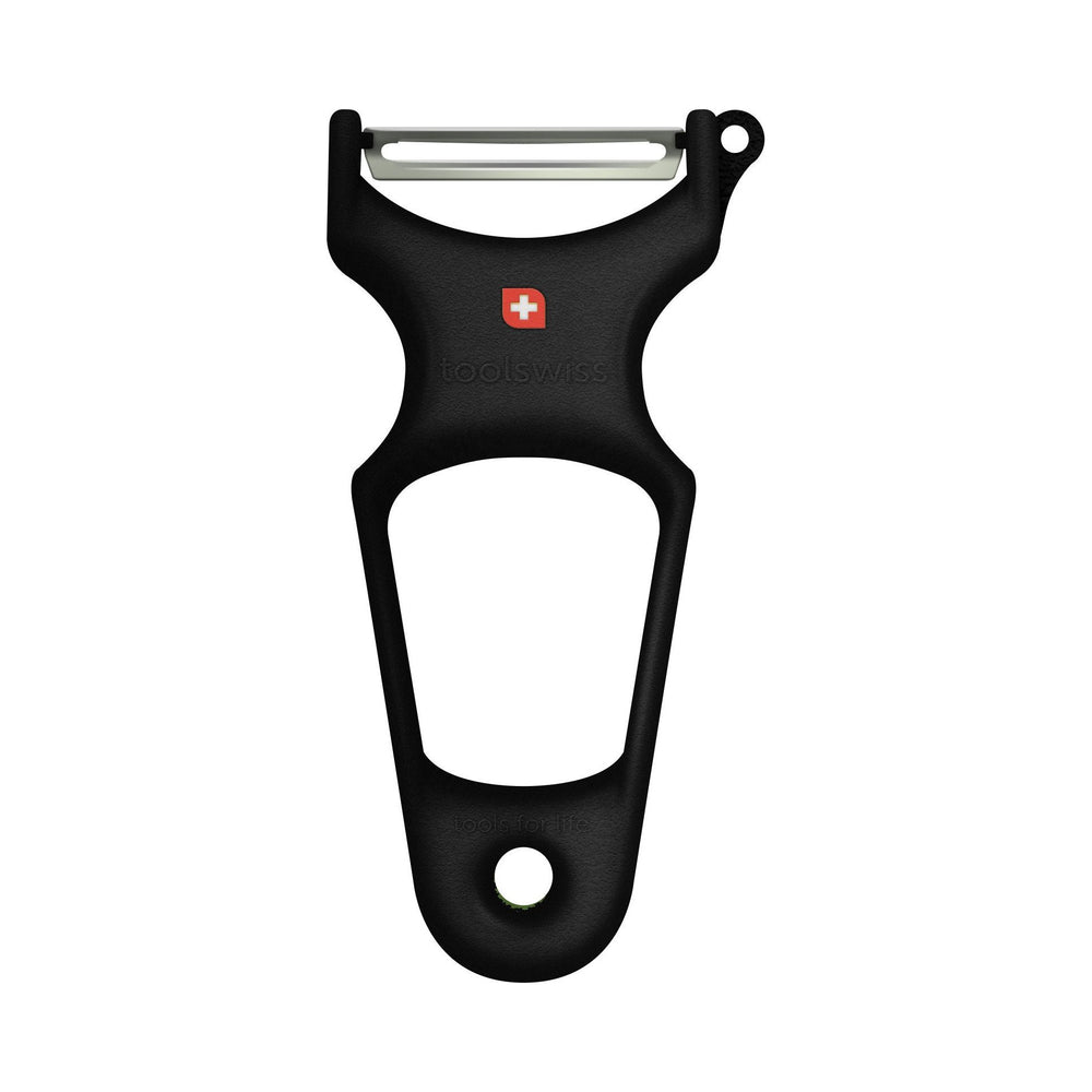 Toolswiss - Classinox, Vegetable Peeler, SS Blade, Black